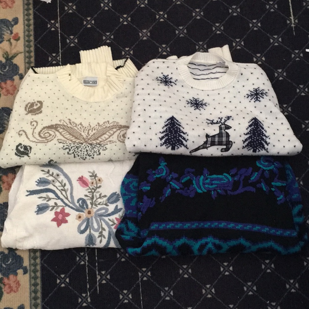 Set of three Christmas/ Oversized Sweaters